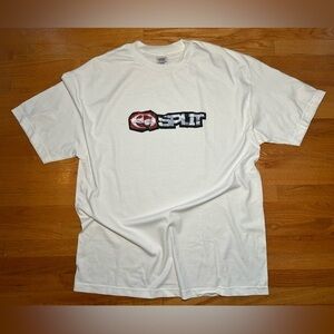 Y2K Split Skateboards Vintage Graphic Tee XL